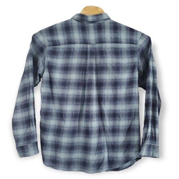 Columbia Large Men’s Long Sleeve Button-Up Flannel Blue, Orange‎ - Picture 2 of 4